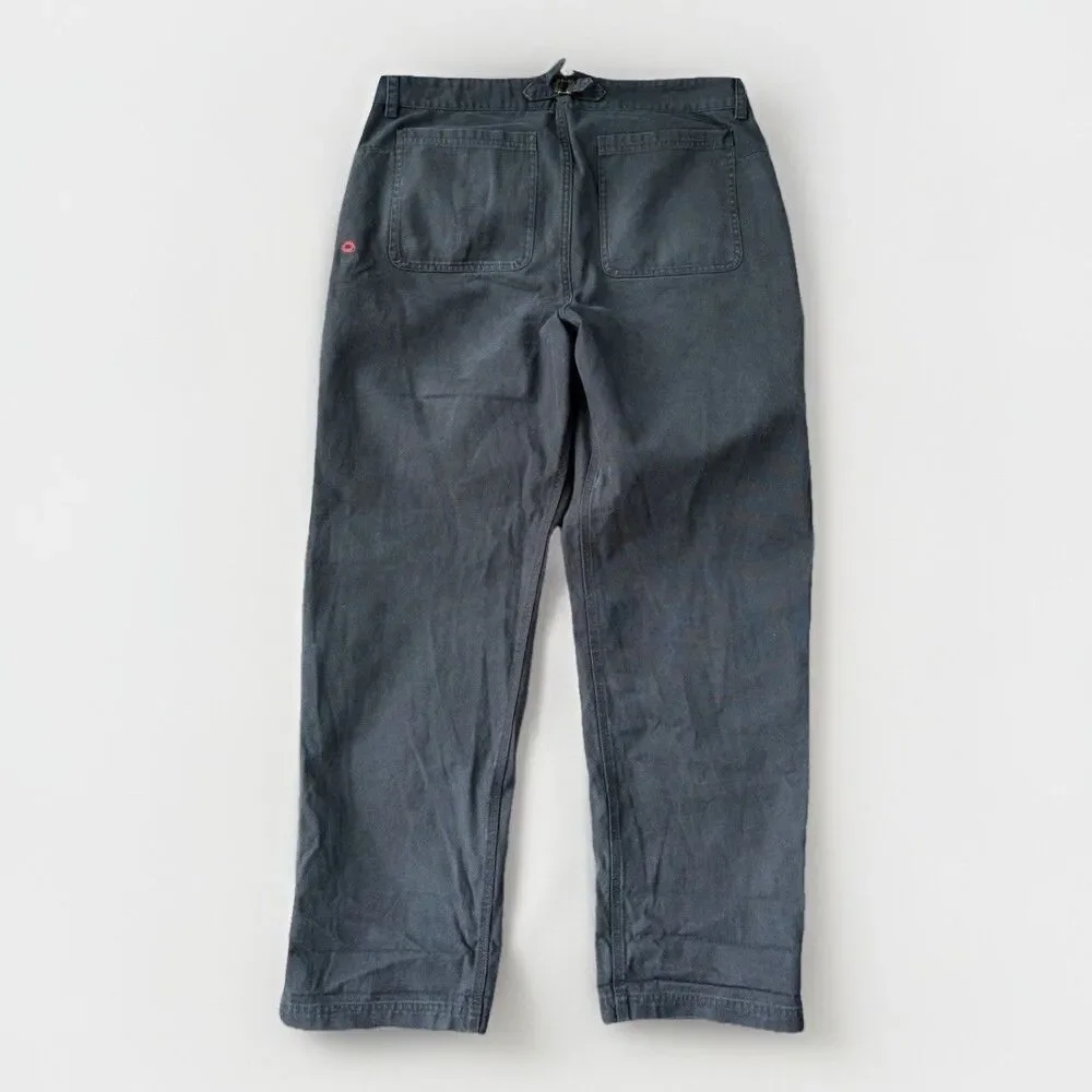 IMPERFECTS Black Cotton Double Knee Courier Utility Pants Size 34
